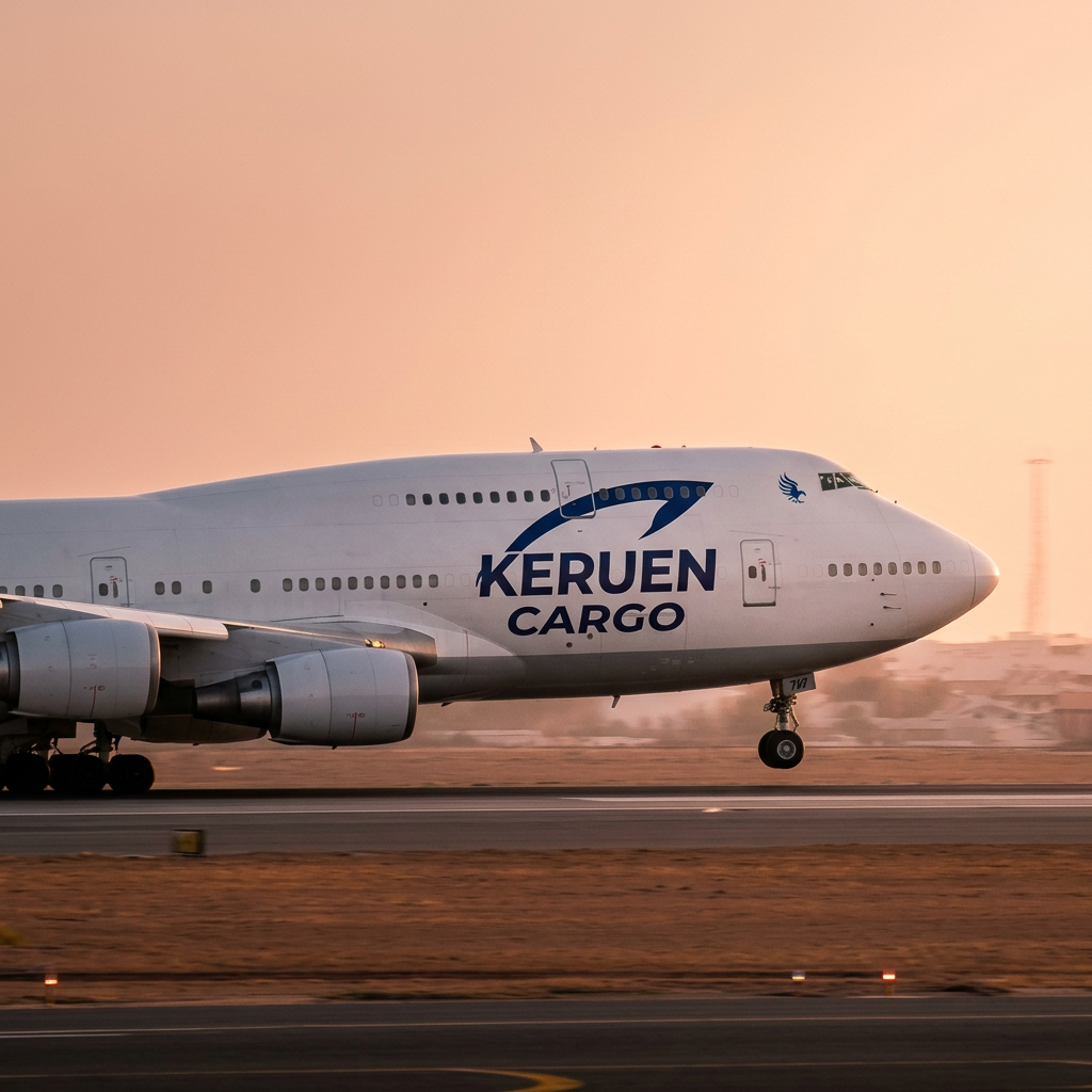 Самолёт Keruen Cargo — международная доставка парфюмерии